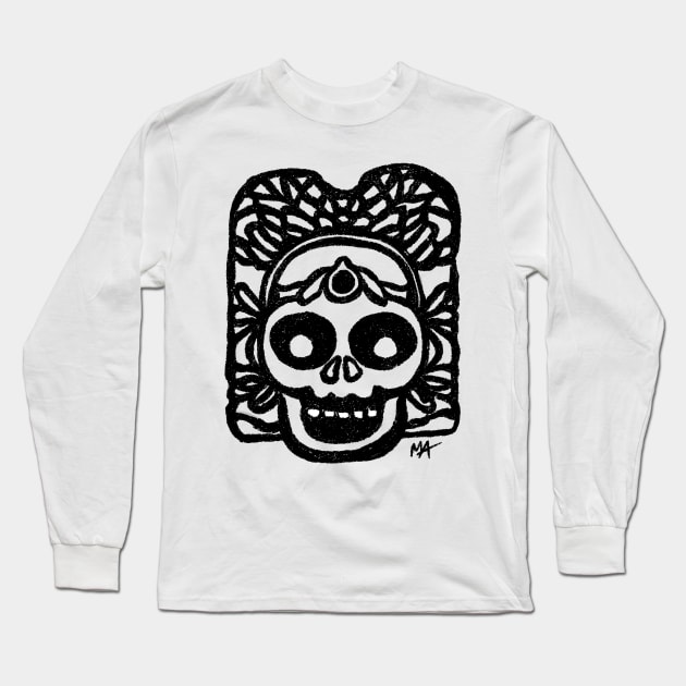 Azteca Catrina Long Sleeve T-Shirt by The Mindful Maestra